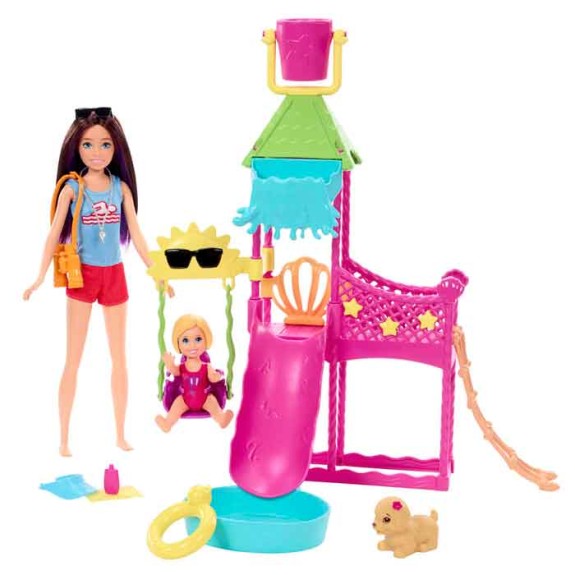 Barbie Skipper First Jobs - Waterpark Playset