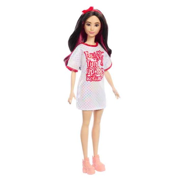 Barbie® Fashionistas® Doll - Red Mesh Dress