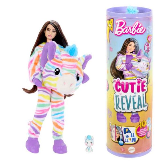 Barbie®️ Cutie Reveal Color Dream Series - Zebra