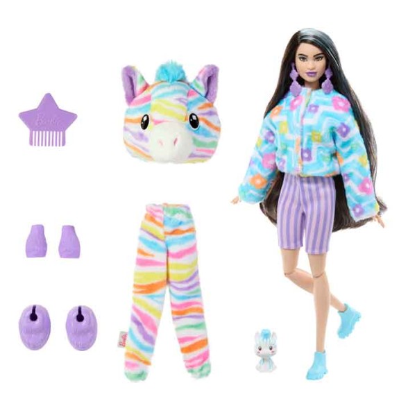 Barbie®️ Cutie Reveal Color Dream Series - Zebra