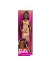 Barbie Fashionistas Doll - Pink & Orange Check Dress