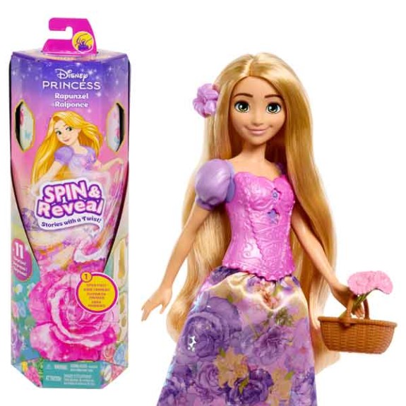 Disney Princess Fashion Doll Spin & Reveal Rapunzel - Wave 1