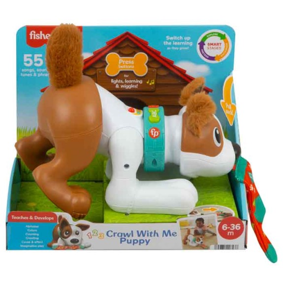 Fisher Price Laugh & Learn 123 Crawl With Me Puppy