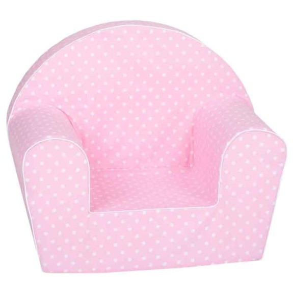 Delsit Arm Chair - Pink Polka Dots