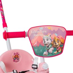 Spartan Paw Patrol Girls Tricycle with Pushbar