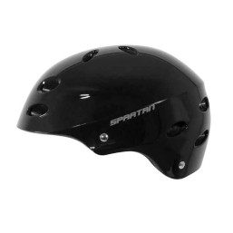 Spartan Black Glossy Helmet L-58-62cm