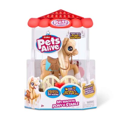 PETS ALIVE-ROBOTIC-SERIES 1 PONY Playset,Bulk,6pcs,No Inner,STD Color Assortment