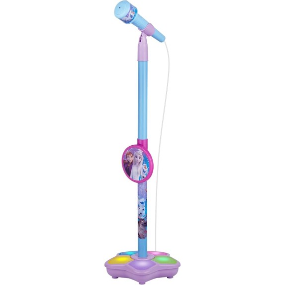 Aux Star  Karaoke Mic Stand With  Rgb Lights- Frozen