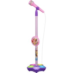 AUX Star Karaoke Mic Stand with RGB Light - Princess