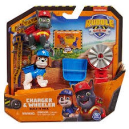 PAW PATROL- CHARGER N' WHEELERS BUILD IT PACK