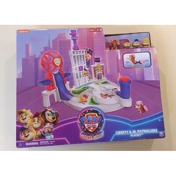 MIGHTY MOVIE - LIBERTY & JR. PATROLLERS PLAY-SET