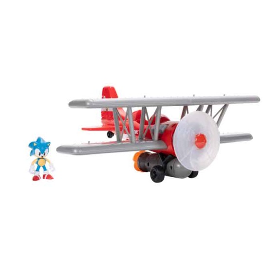 Sonic 2.5" Tornado Biplane w/Sonic Fig