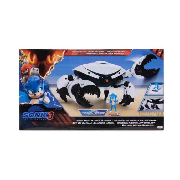 Sonic The Hedgehog Sonic 3 Movie Toys Crab Mech Pinching Claws Playset