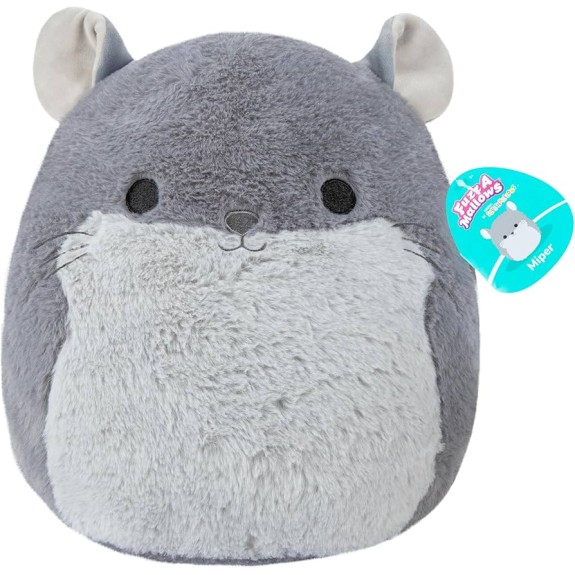 SQUISHMALLOWS Sqk-12In Fuzzamallows Med Plush Miper-Chinchilla