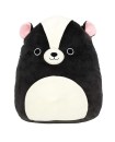 SQUISHMALLOWS Sqk-12In Fuzzamallows Med Plush Selma-B&W Skunk