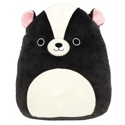 SQUISHMALLOWS Sqk-12In Fuzzamallows Med Plush Selma-B&W Skunk