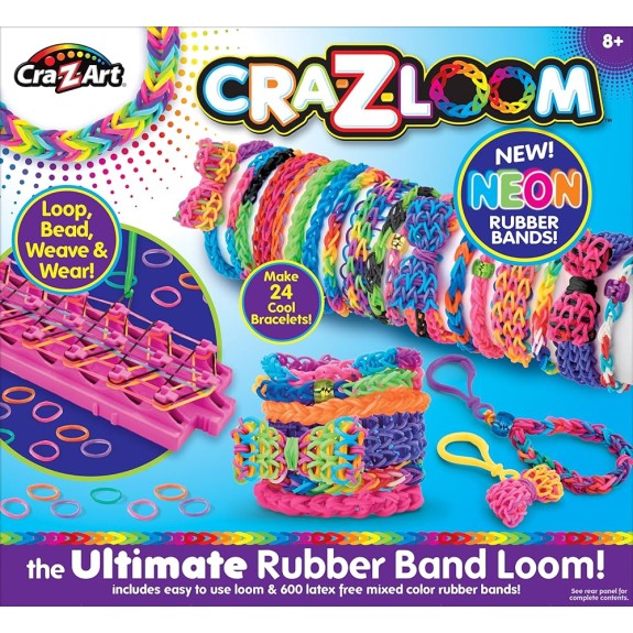 CraZLoom Ultimate Rubber Band Loom asstd