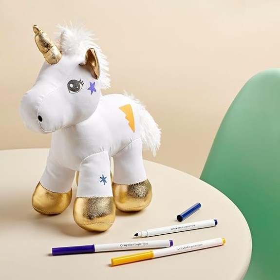 Crayola Colour Me Plush Unicorn