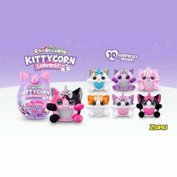 Rainbocorns Kittycorn Surprise S7 Plush Small PDQ